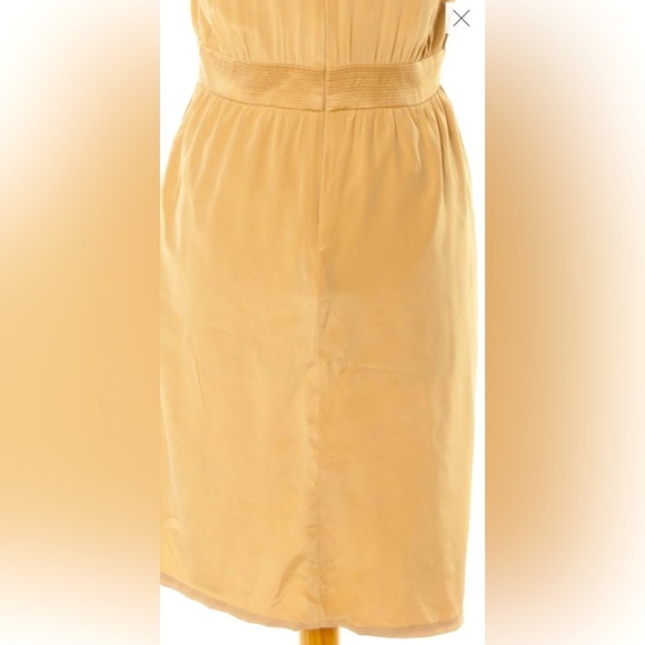 Bebe Gold Halter Neck Wrap Sheath Mini Dress with gorgeous details - Picture 5 of 16